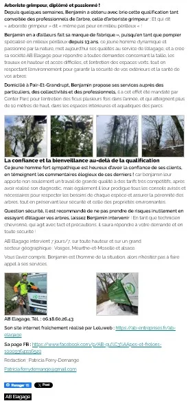 La société dans Vosges info